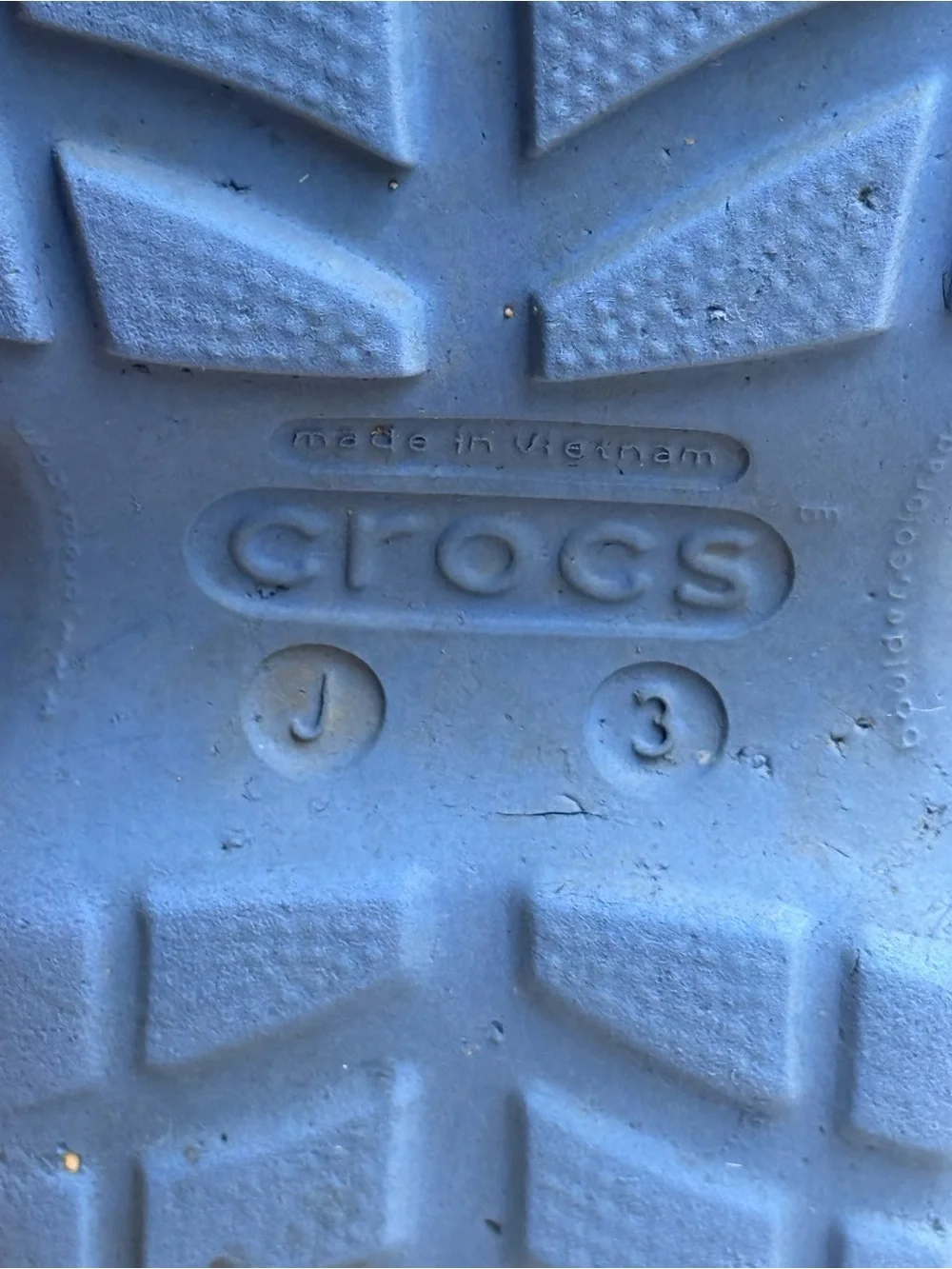 Crocs Handle It Blue Waterproof Pull On Kids Rain Boots size J3
